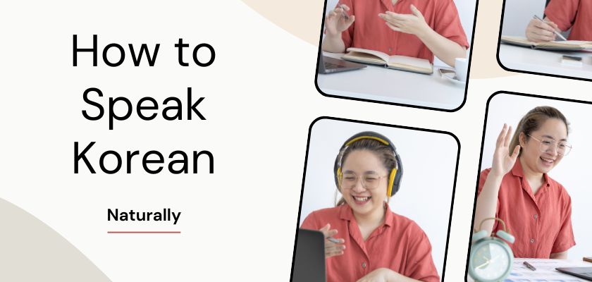 How to Speak Korean