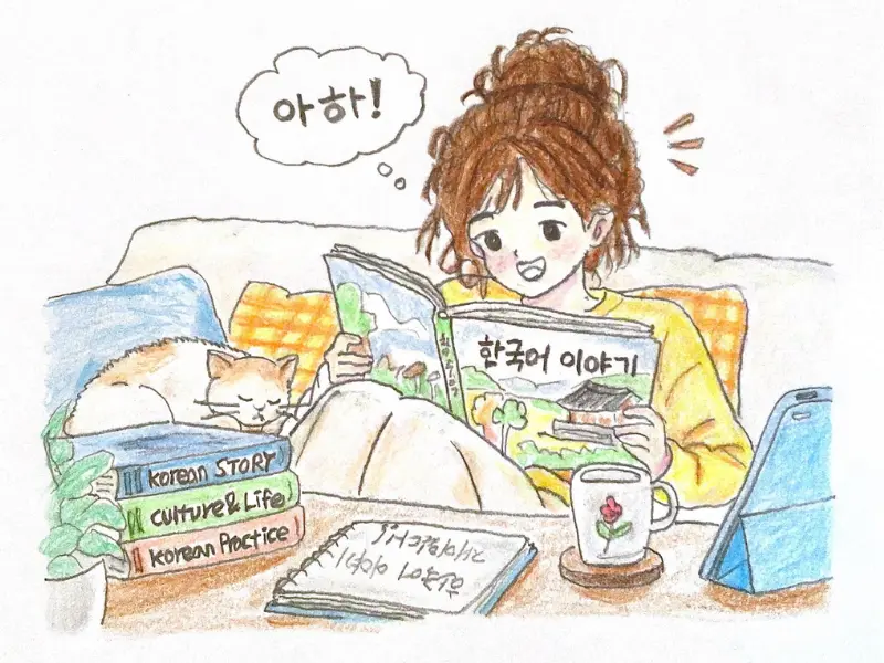 Understand Korean through illustrated stories